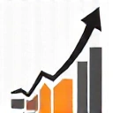 Icona grafico di crescita