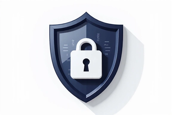 Icona di sicurezza dei dati che mostra un lucchetto e dati protetti